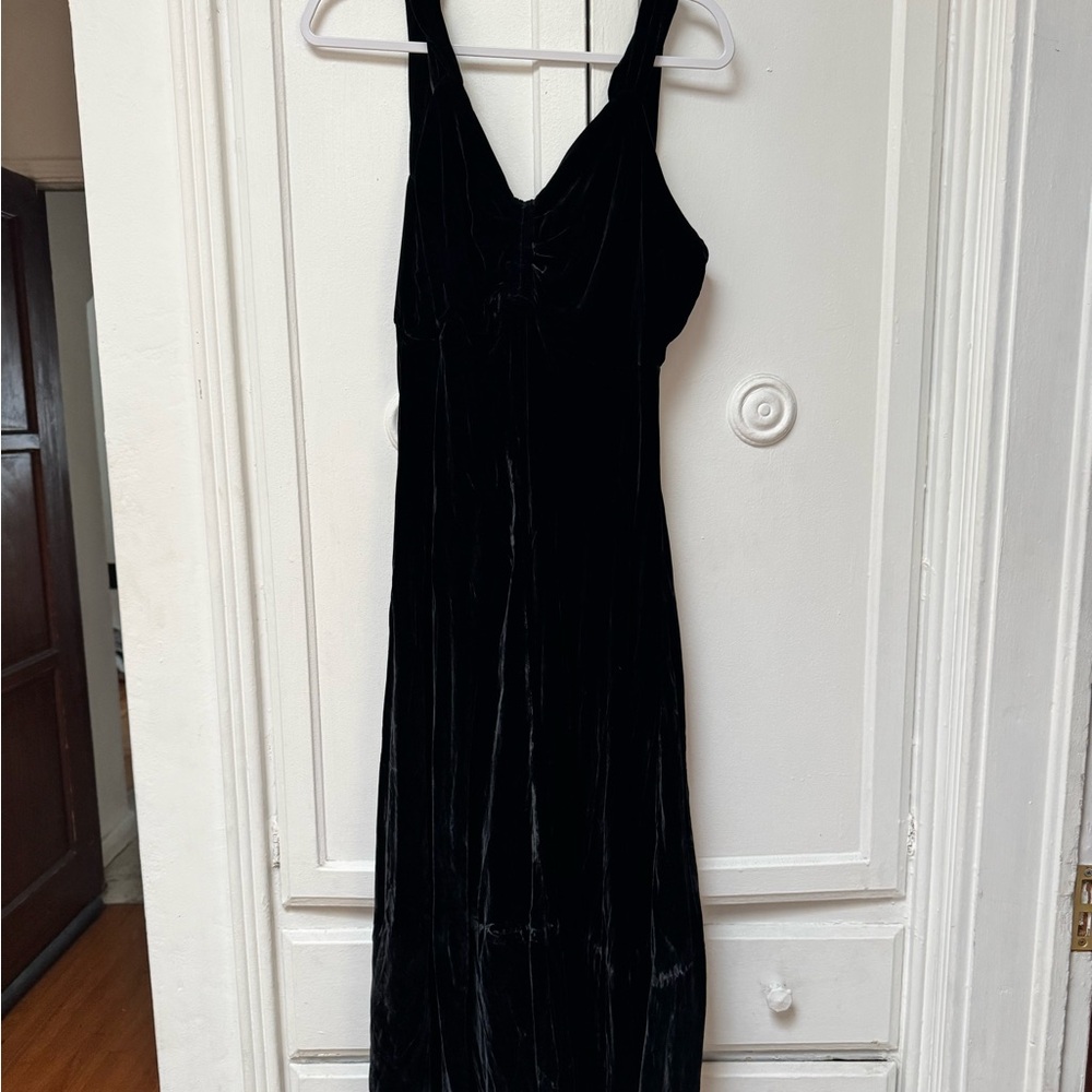 Elegant Black Velvet Dress by Candice Gwinn